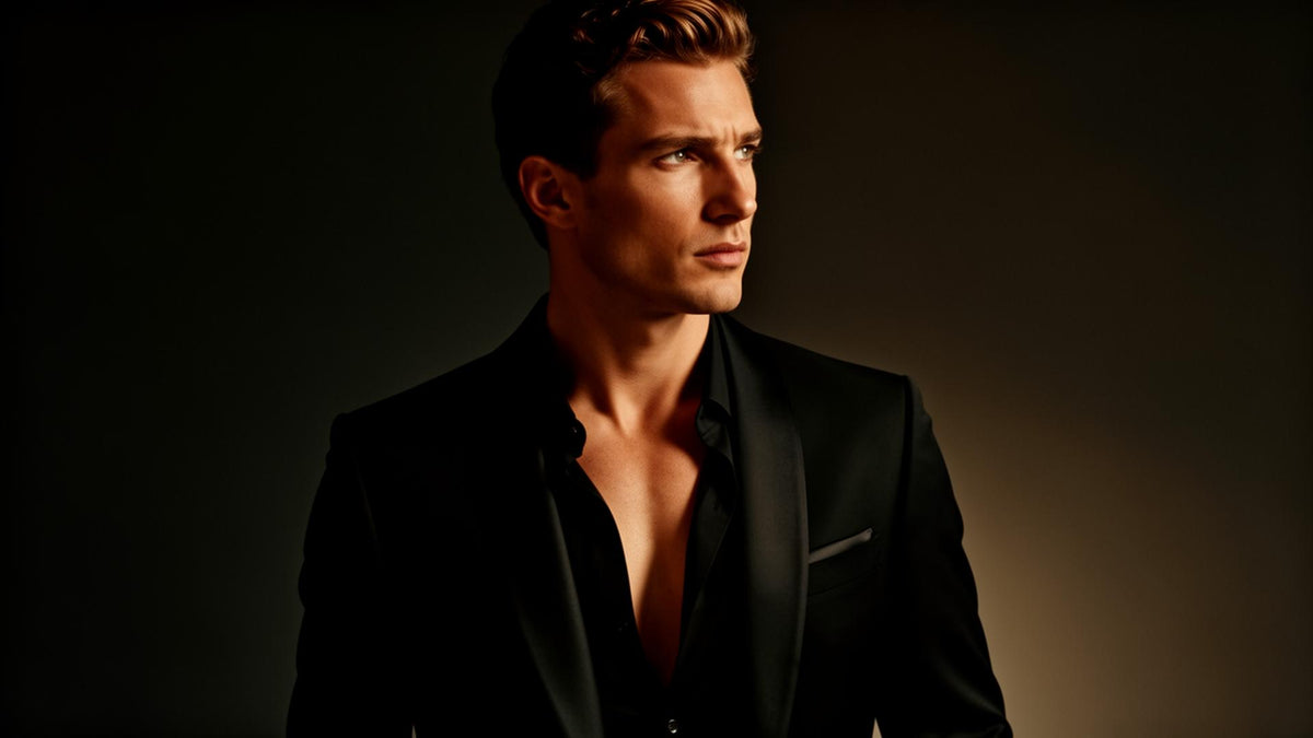 Men Leather Overshirt